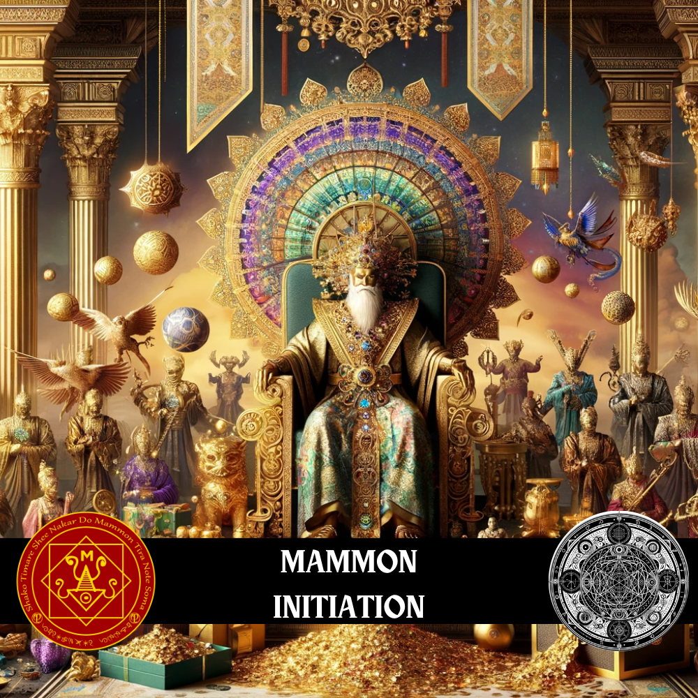 Hêza sêrbaz a Mammon - Abraxas Amulets ® Magic ♾️ Talismans ♾️ Destpêk