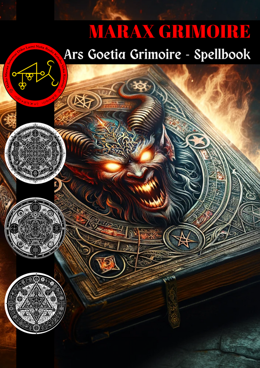 Marax-loitsujen ja rituaalien grimoire taikuuden ja noituuden oppimiseen - Abraxas Amulets ® Magic ♾️ Talismaanit ♾️ vihkimykset