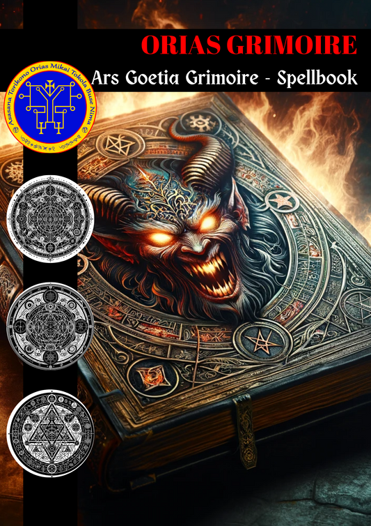 Grimoire of Orias Spells & Rituals Fiziki Hazırlıq üçün Grimoire - Abraxas Amulets ® Magic ♾️ Talismans ♾️ Təşəbbüslər