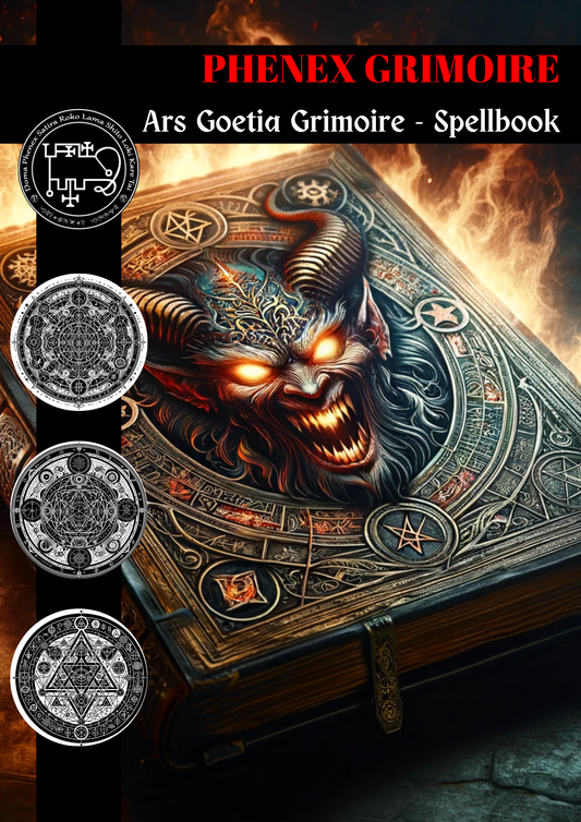 Grimoire of Phenex Spells & Rituals Grimoire για έμπνευση και επικοινωνία με τα πνεύματα της φύσης - Abraxas Amulets ® Magic ♾️ Talismans ♾️ Initiations