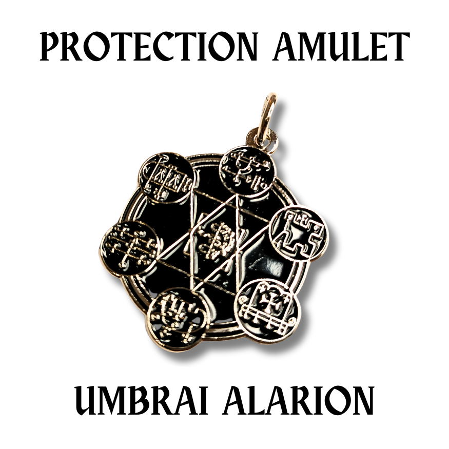 Umbrai Alarion Protection Amulet - Abraxas Amulets ® Khawv koob ♾️ Talismans ♾️ Initiations