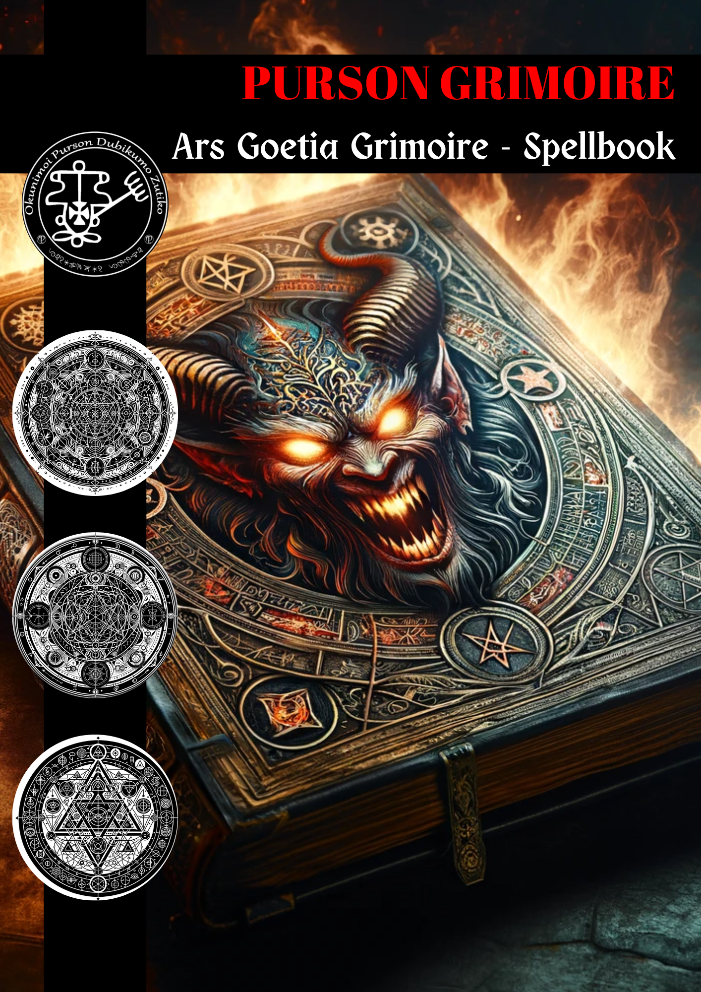 Grimoire of Purson Spells & Rituals Grimoire don Nuna - Abraxas Amulets ® Magic ♾️ Talismans ♾️ Ƙaddamarwa