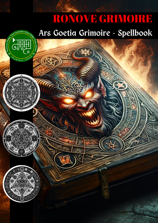 Grimoire of Ronove Spells & Rituals Grimoire til að sannfæra aðra - Abraxas Amulets ® Magic ♾️ Talismans ♾️ Initiations