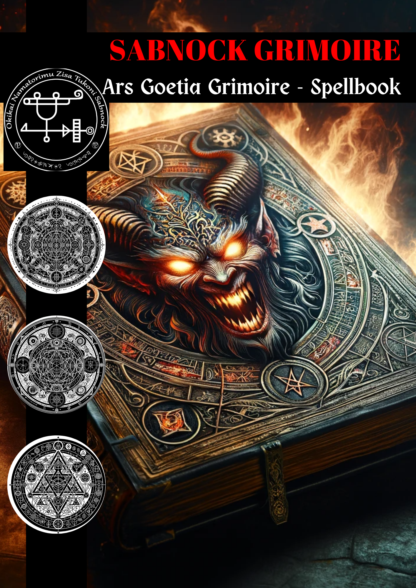 Grimoire of Sabnock Spells & Rituals Grimoire vir Geestelike en Fisiese Beskerming - Abraxas Amulets ® Magic ♾️ Talismans ♾️ Inisiasies