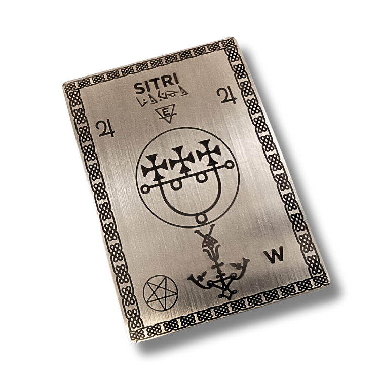 Kodualtari ja nõiakunsti kutsumise ja joondamise pad Sitri märgiga – Abraxas Amulets® Magic ♾️ Talismanid ♾️ initsiatsioonid