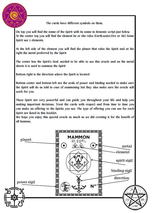 Grimoire of Mammon Spells & Rituals to get material things and wealth - Abraxas Amulets ® Magic ♾️ Talismans ♾️ Initiations