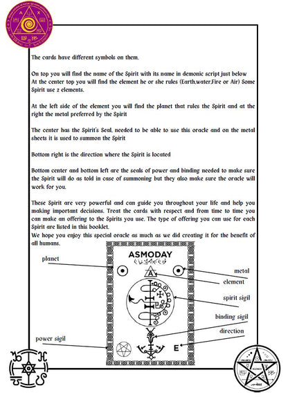 Grimoire of ASMODEUS Spells & Rituals for gambling, luck, worldly pleasures and to Empower Yourself - Abraxas Amulets ® Magic ♾️ Talismans ♾️ Initiations