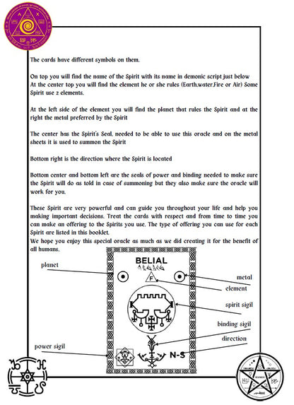 Grimoire of Belial Spells & Rituals for Business, Sex Drive & Competition - Abraxas Amulets ® Magic ♾️ Talismans ♾️ Initiations