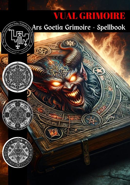 Grimoire of Vual trollformler & ritualer Grimoire för att attrahera kvinnors kärlek - Abraxas Amulets ® Magic ♾️ Talismans ♾️ Initiationer