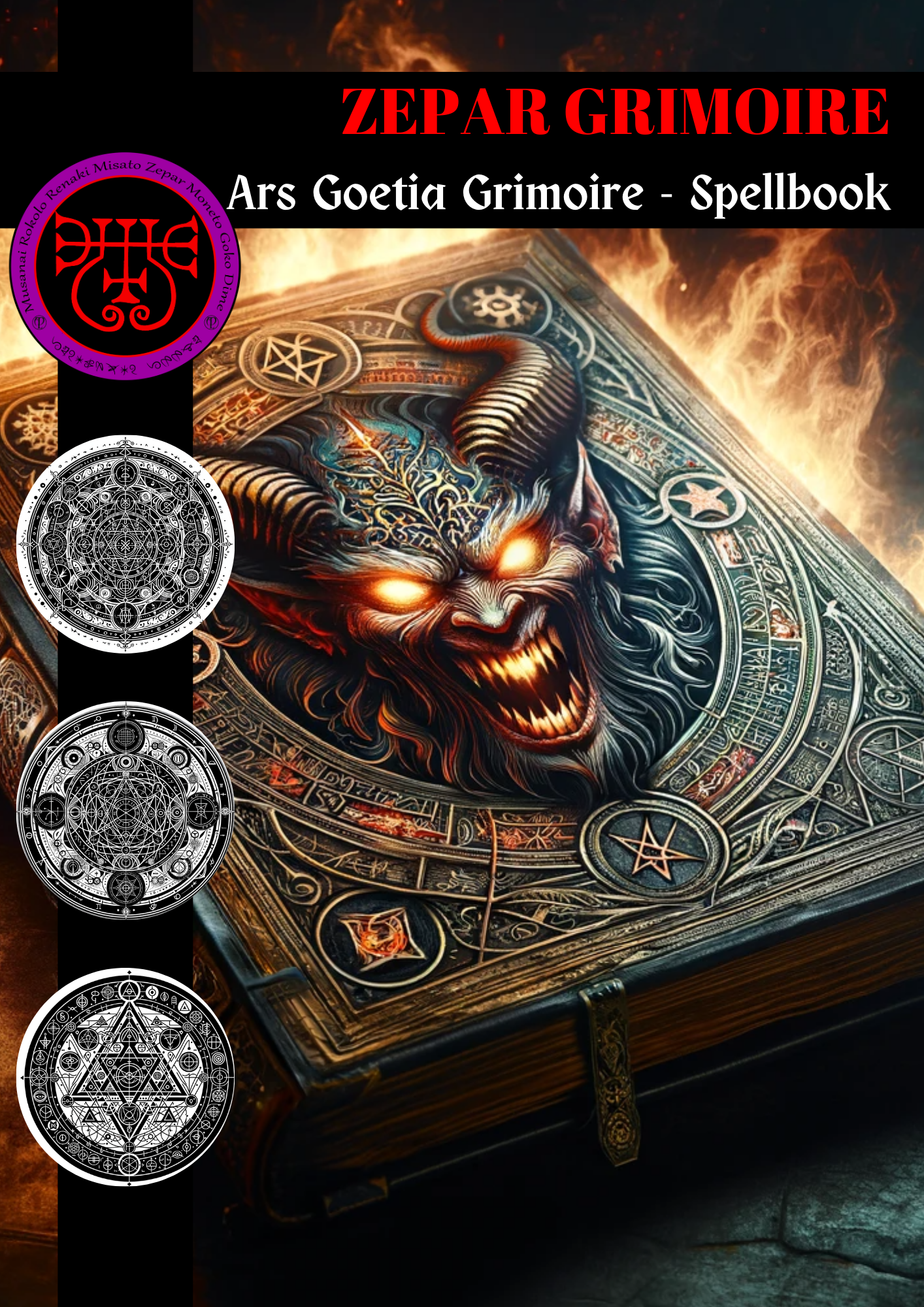 Grimoire of Zepar Spells & Rituals Grimoire to make Women Love men - Abraxas Amulets ® Magic ♾️ Talismans ♾️ Initiations