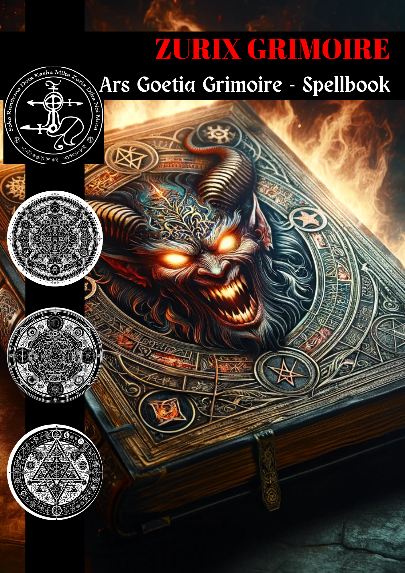 Grimoire of Zurix Spells & Rituals Grimoire mo te ataahua o te tinana me te kukume - Abraxas Amulets ® Magic ♾️ Talismans ♾️ Nga timatanga