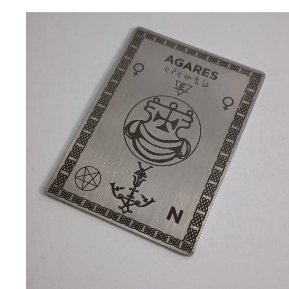 Invocation & Alignment Pad with the Sigil of Agares for home altar & Witchcraft