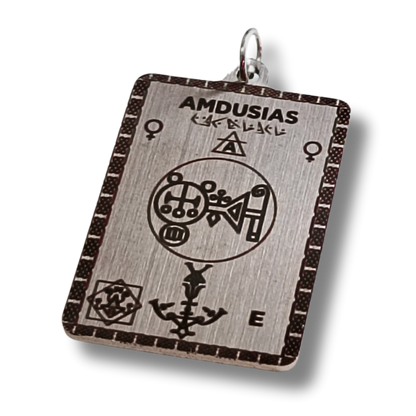 Demon Amulet: Amdusias’ Blessings in Stainless Steel