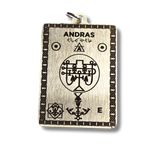 Masters Amulet of Demon Andras for Fearless Confidence and Tactical Mastery
