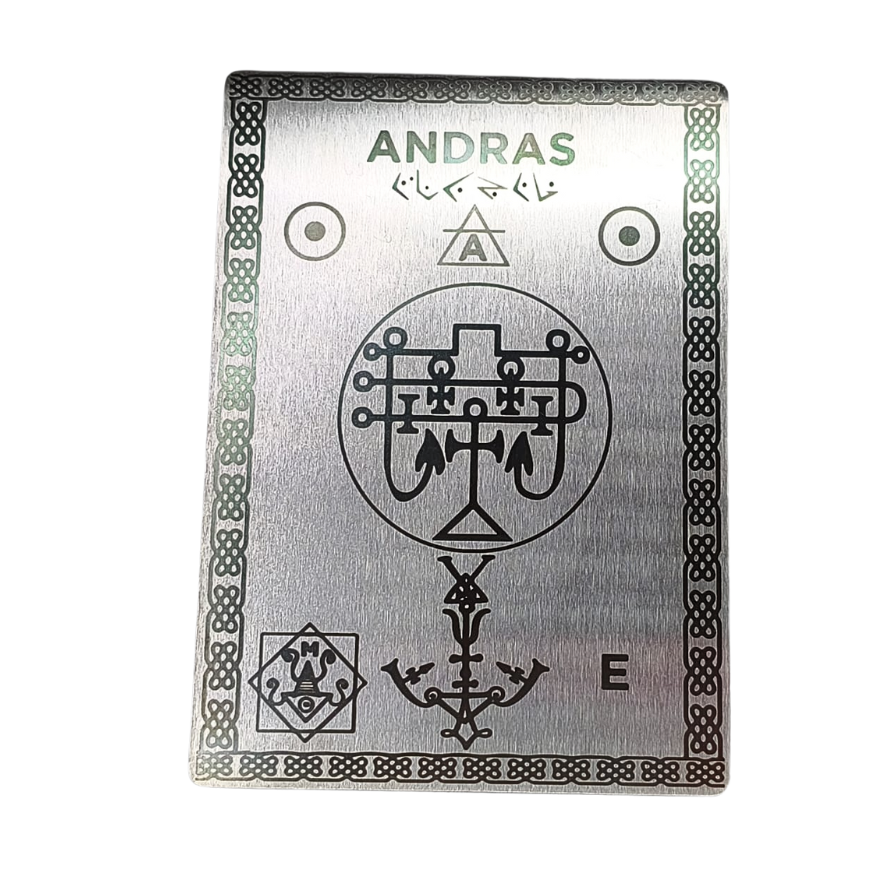 Invocation & Alignment Pad with the Sigil of Andras for home altar & Witchcraft