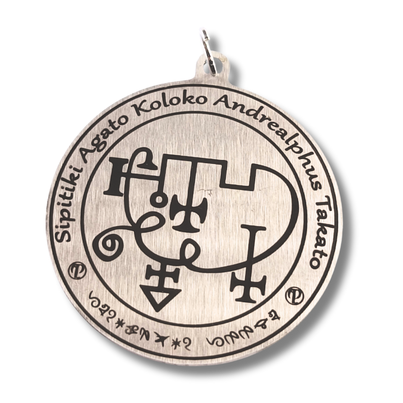 Amulet of Demon Andrealphus for Learning, Creativity & Cosmic Alignment
