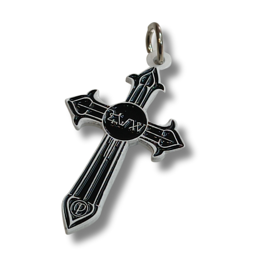 Archangel Michael's Cross Pendant with Sigil