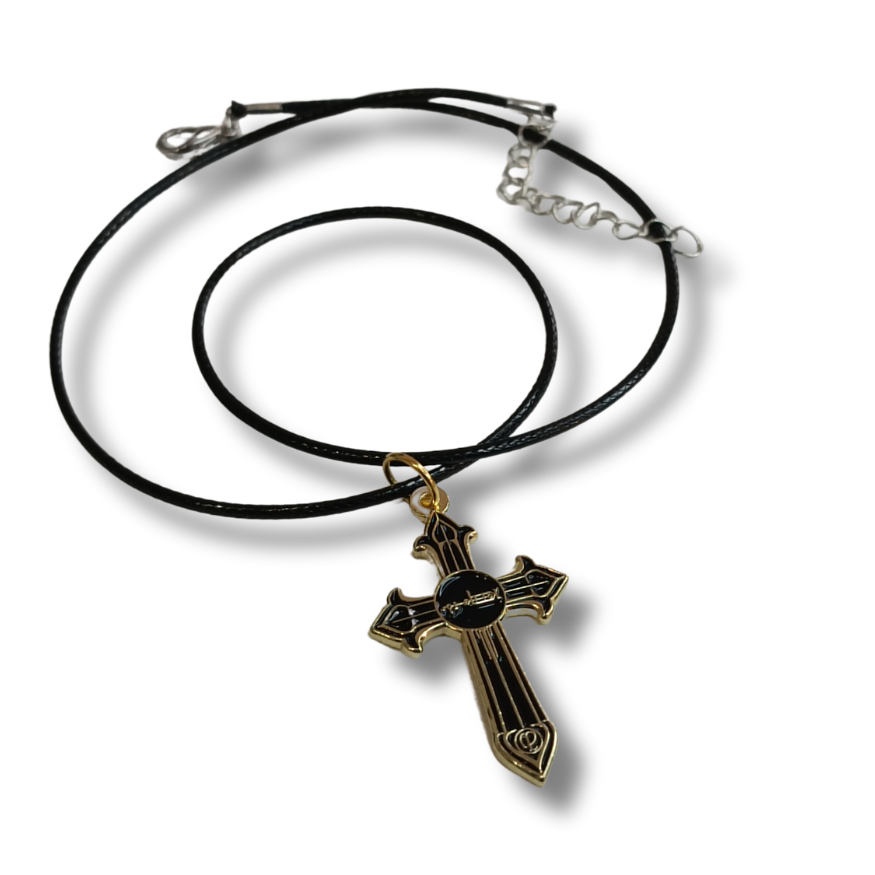 Colgante de cruz del arcángel Rafael con sigilo