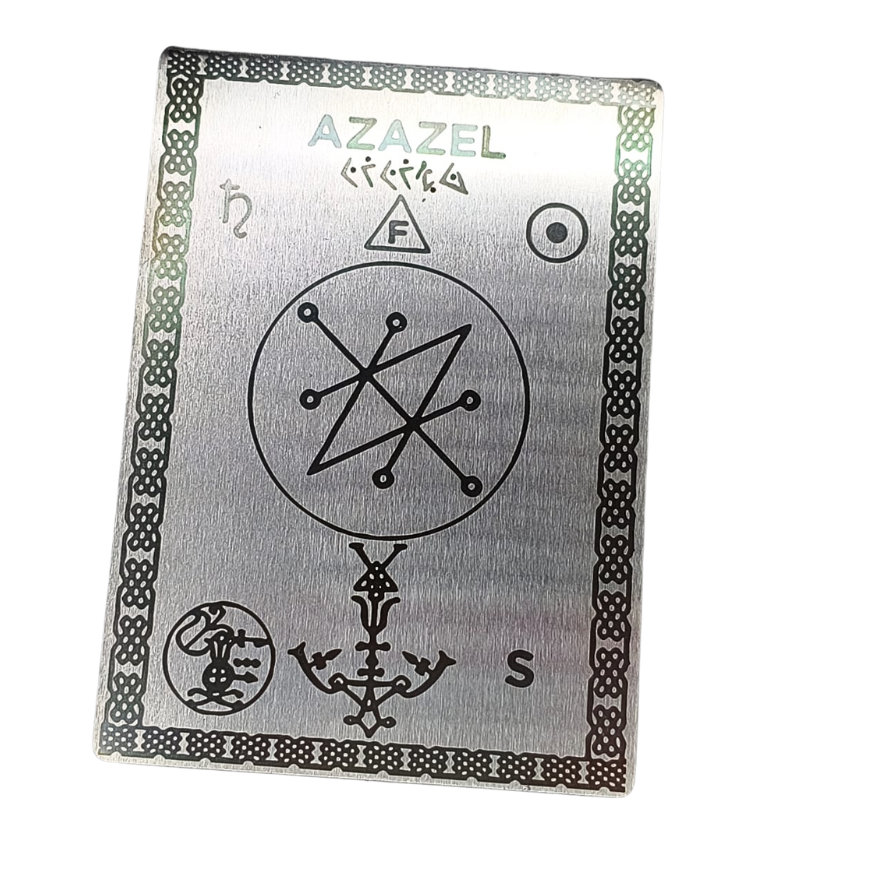 Invocation & Alignment Pad with the Sigil of Azazel for home altar & Witchcraft