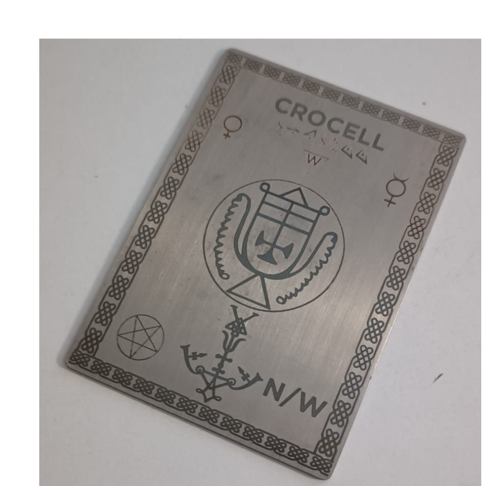 وسادة الدعاء والمحاذاة مع Sigil of Crocell لمذبح المنزل والسحر