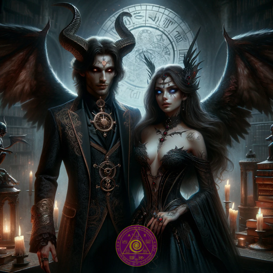 Xauv lub Mystical Realm nrog Demon Dantalion's Art - Abraxas Amulets ® Khawv koob ♾️ Talismans ♾️ Kev pib