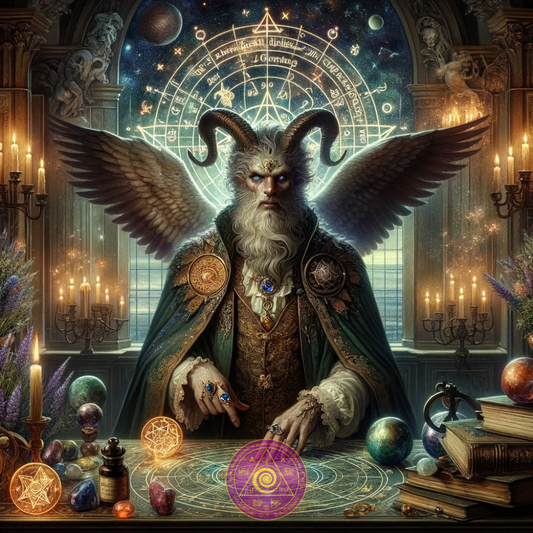 Demon Decarabia කලාවේ අද්භූතභාවය අත්විඳින්න: එහි අඳුරු රහස් වෙත කිමිදෙන්න! - Abraxas Amulets ® Magic ♾️ Talismans ♾️ ආරම්භ කිරීම්