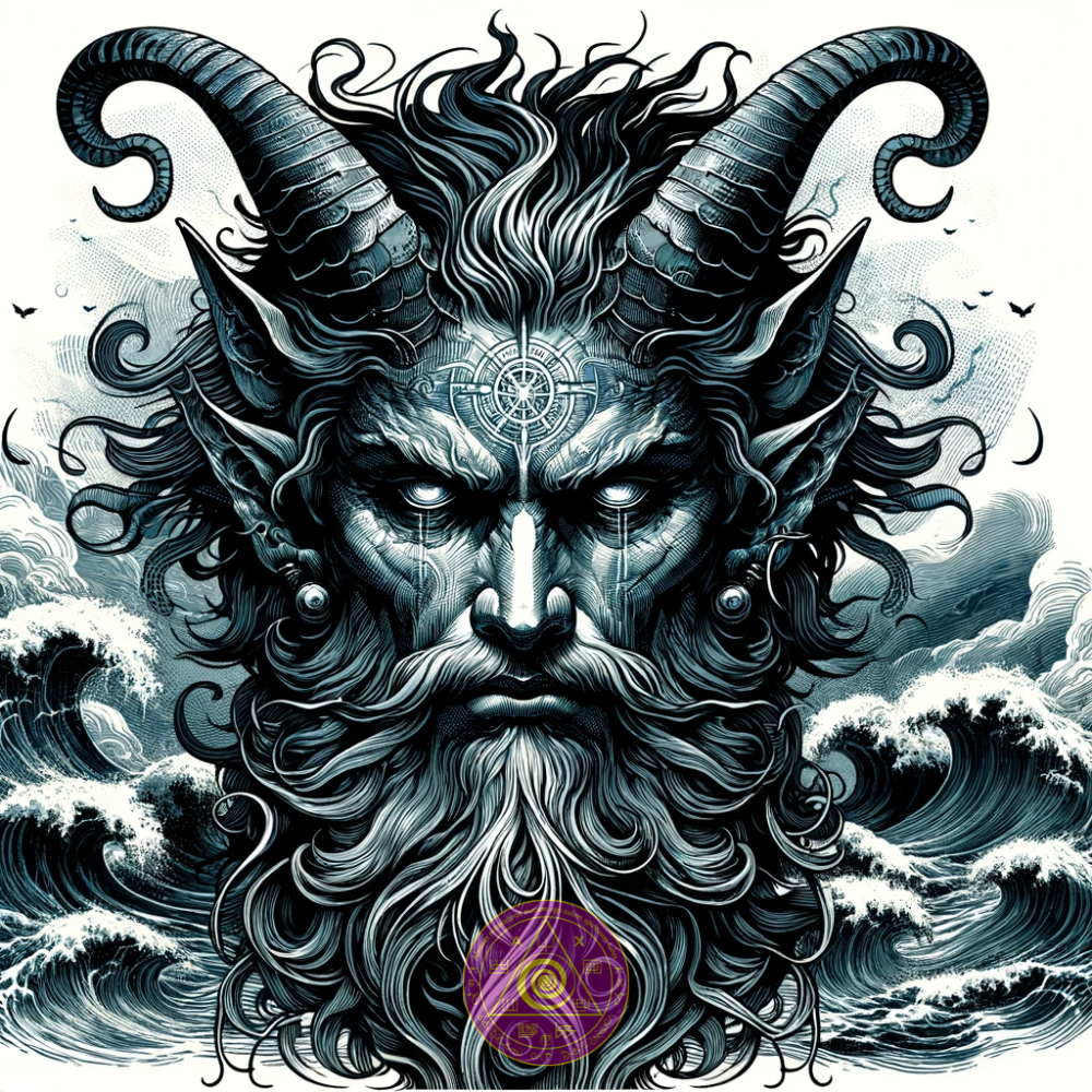 Avslöjar Demon Focalor's Essence: Art That Speaks to Your Soul - Abraxas Amulets ® Magic ♾️ Talismaner ♾️ Initiationer