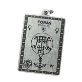 Masters Amulet of Demon Foras for Mastery, Health, and Hidden Knowledge