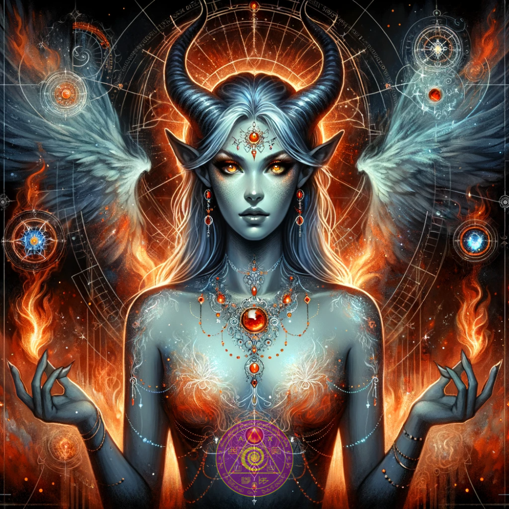 Evoking Enigma: Demon Gremory Art che risuona con l'anima - Abraxas Amulets ® Magia ♾️ Talismani ♾️ Iniziazioni