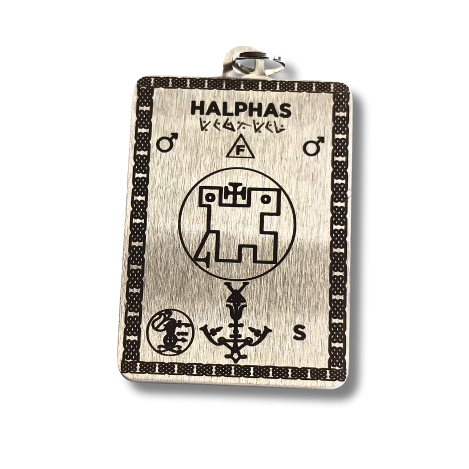 Masters Amulet of Demon Halphas to Fortify Your Defenses and Strengthen Resolve