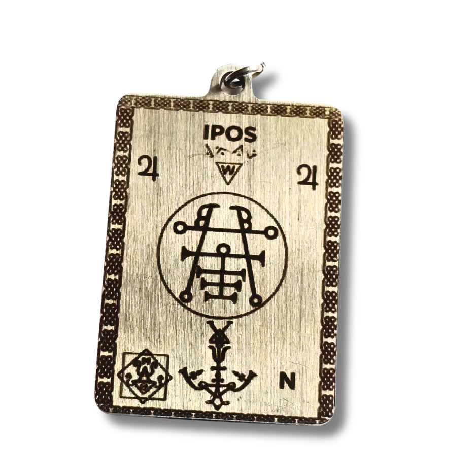 Masters Amulet of Demon Ipos for Confidence, Foresight, and Strategic Mastery