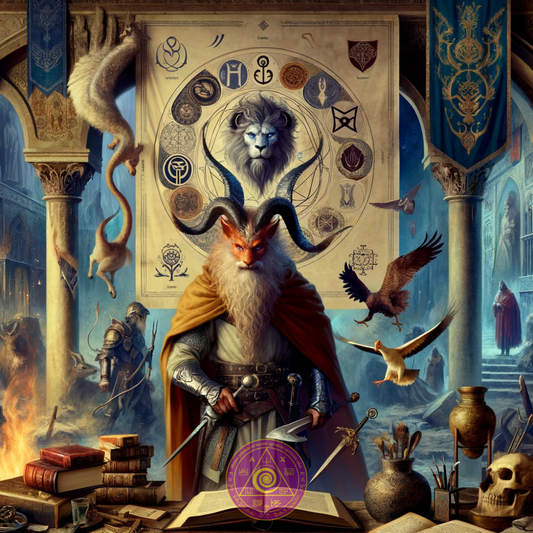Reverence Unleashed: Demon Ipos에게 영적 예술 제공 - Abraxas Amulets ® Magic ♾️ Talismans ♾️ Initiations