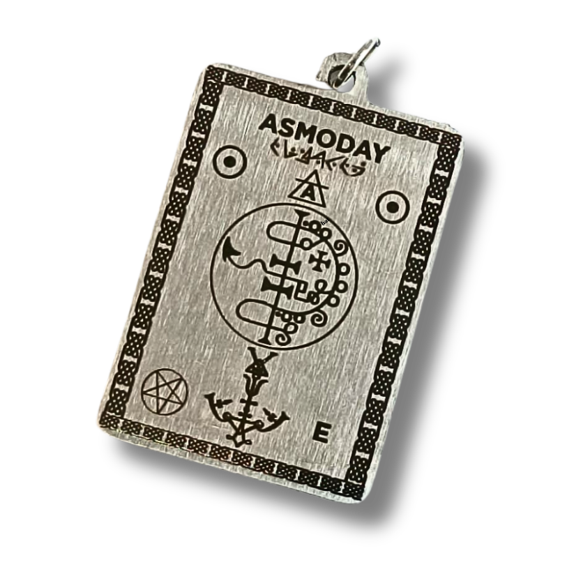 Meestersamulet van Demon Asmodeus vir lotery, dobbelary en plesier