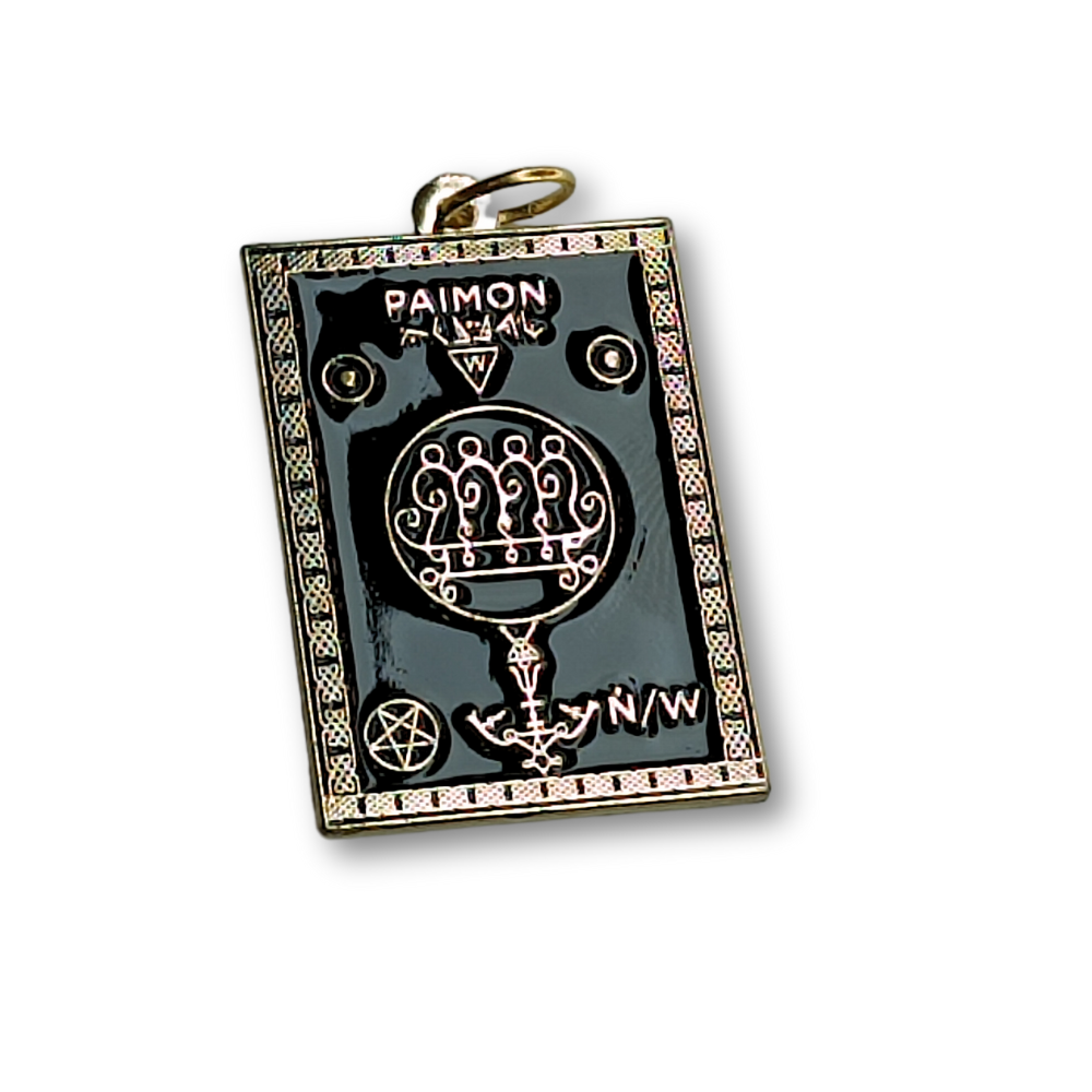 Mafi ƙarfi Tsari & Daure amulet na Ruhu Paimon - Abraxas Amulets ® Magic ♾️ Talismans ♾️ Ƙaddamarwa
