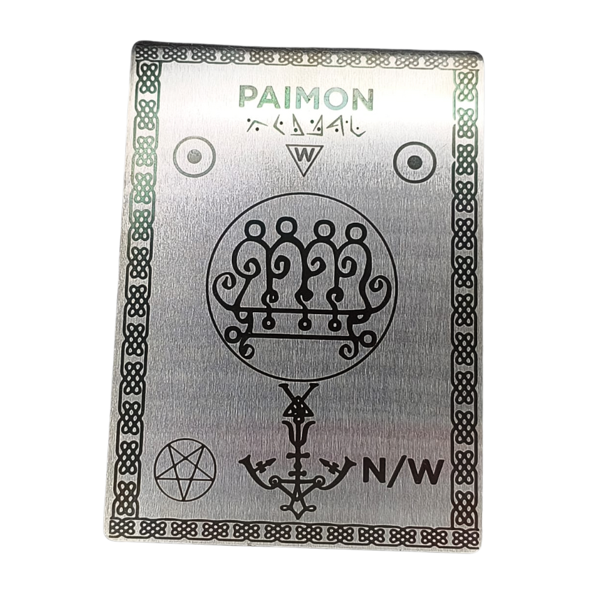 Invocation & Alignment Pad with the Sigil of Paimon for home altar & Witchcraft