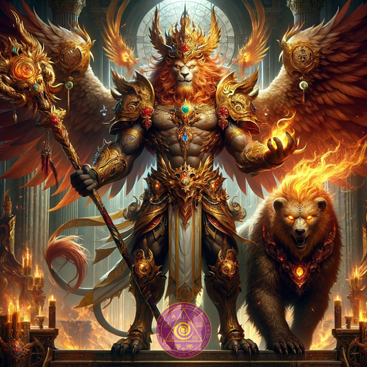Embrace the Mystical Aura: Demon Purson's Alluring Digital Art - Abraxas Amulets ® Magic ♾️ Talismans ♾️ Initiationer