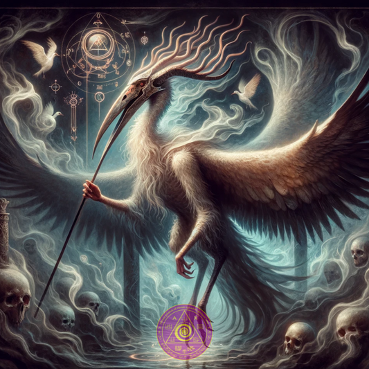 Bring the Infernal Presence Home: Demon Shax Art - Abraxas Amulets ® Magic ♾️ Talismans ♾️ Initiations