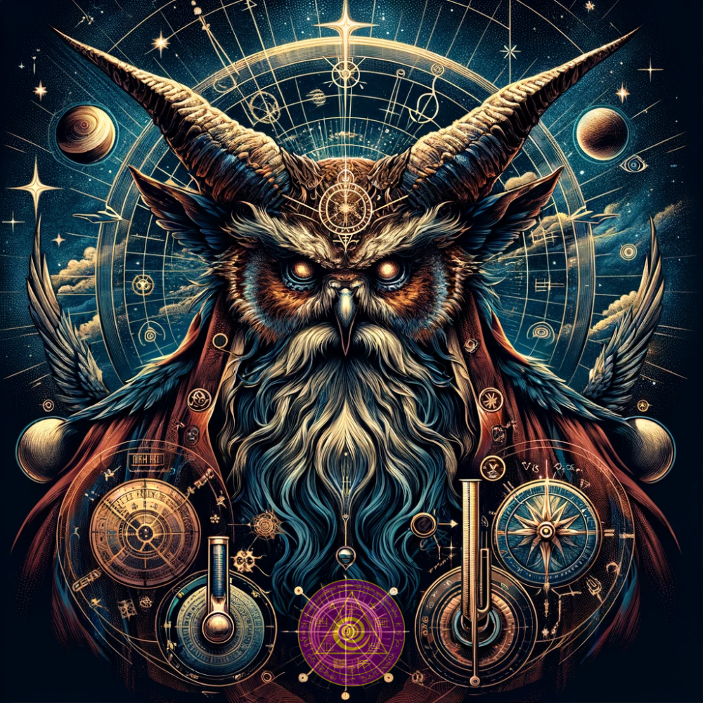 ປົດປ່ອຍສິລະປະອັນມືດດ້ວຍການອອກແບບ Demon Stolas ທີ່ສວຍງາມ - Abraxas Amulets ® Magic ♾️ Talismans ♾️ ການລິເລີ່ມ