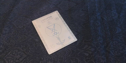 Invocation & Alignment Pad with the Sigil of Lucifer for home altar & Witchcraft