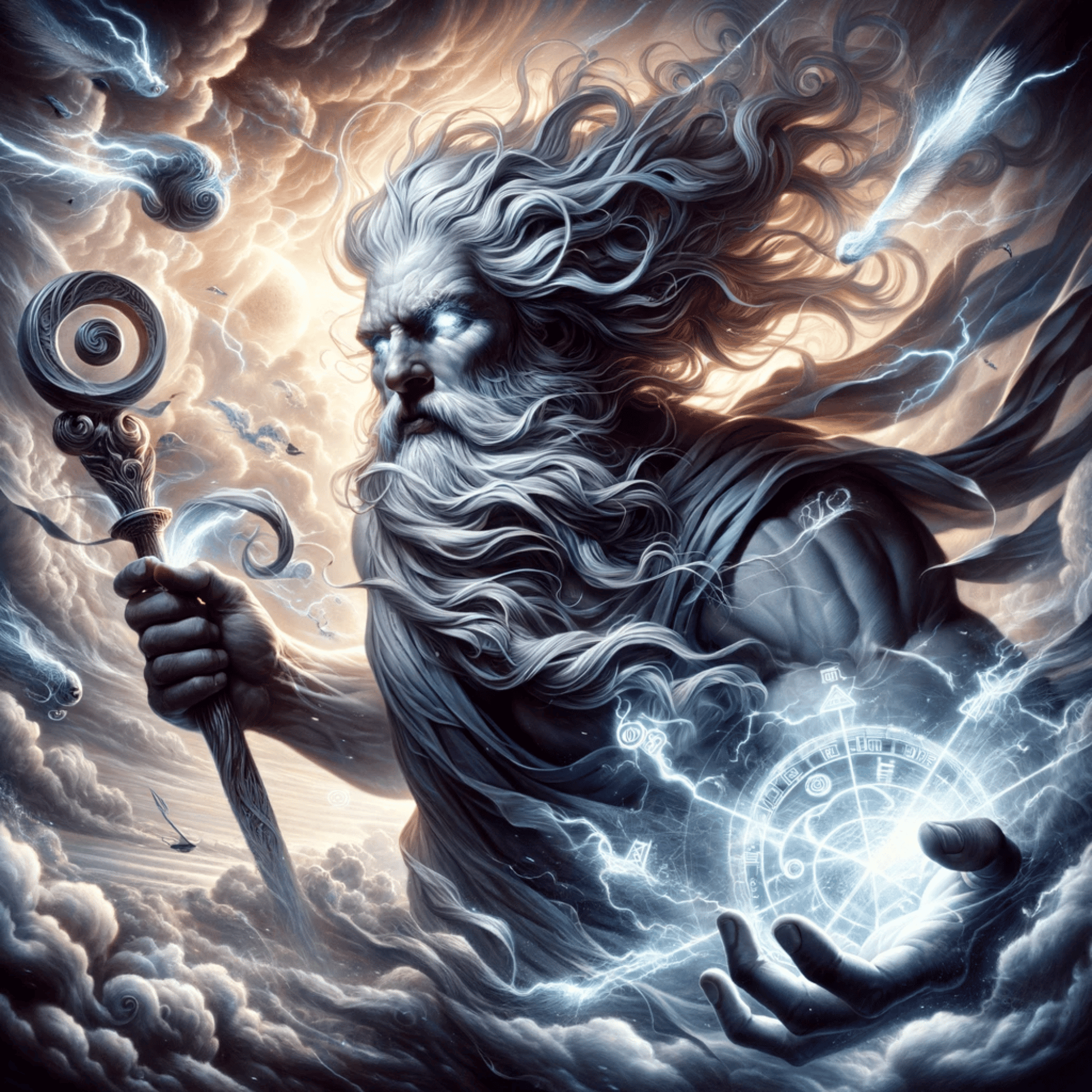 Ka wheako i te Majesty of Aeolus: Greek God of the Winds - Abraxas Amulets ® Magic ♾️ Talismans ♾️ Nga timatanga