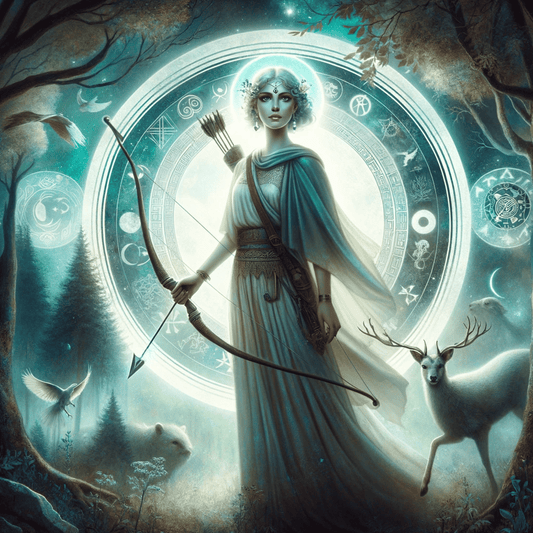 Doživite suštinu lovice: grčka boginja Artemida - amuleti Abraxas ® magija ♾️ Talismani ♾️ Inicijacije