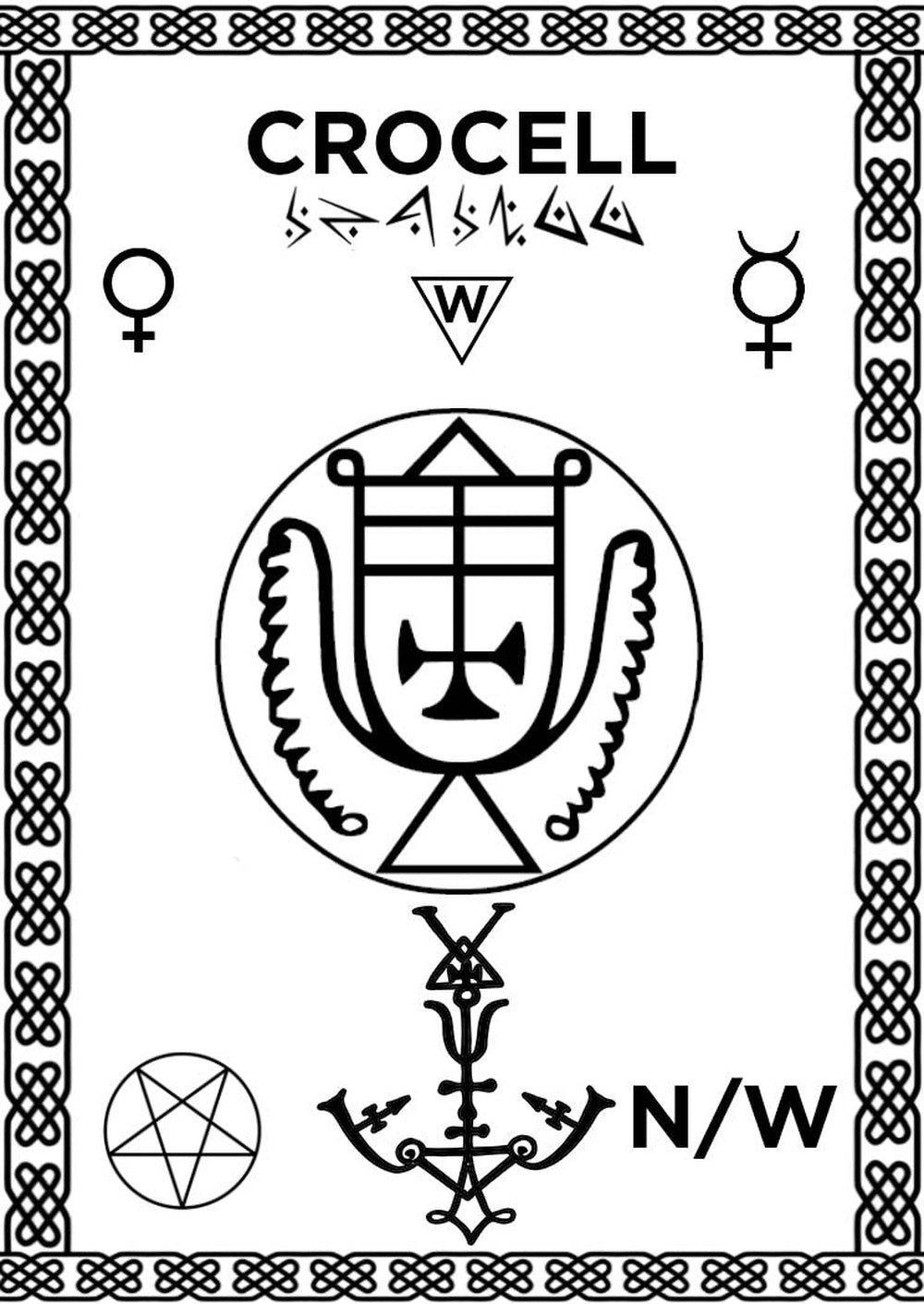 Bloco de Invocação-Alinhamento-com-o-Sigilo-de-Crocell-para-altar-casa-Witchcraft-2
