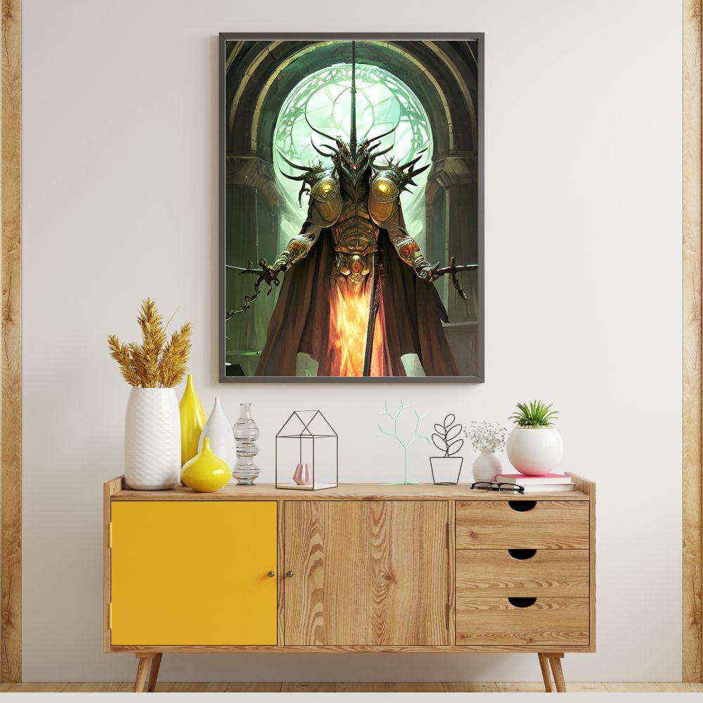 Spiritual-Wall-Art-of-Demon-Beelzebub-on-throne-Beelzebub-Wallpaper-Beelzebub-Poster-Demon-Poster-2