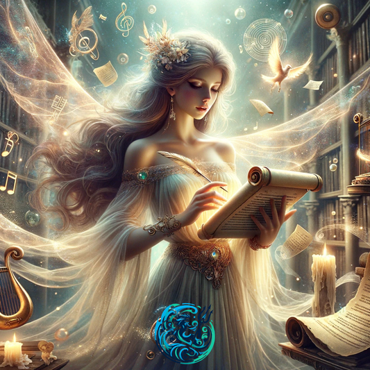 L'eco ispiratore di Calliope: goditi la saggezza e la creatività della musa principale - Abraxas Amulets ® Magic ♾️ Talismani ♾️ Iniziazioni