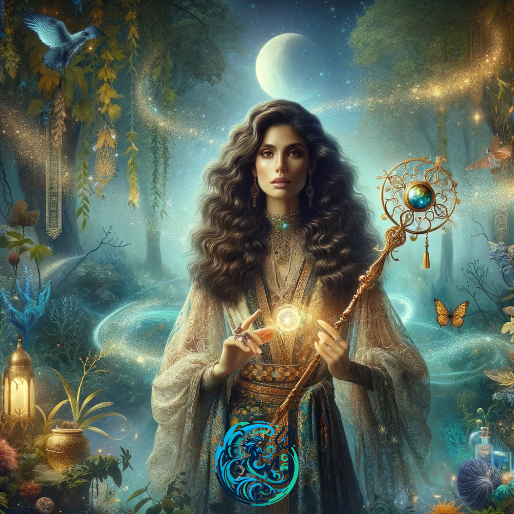 Circe's Enchanted Realm: Aeaea च्या जादूगाराच्या जादूचे अनावरण करा - Abraxas Amulets ® Magic ♾️ Talismans ♾️ Initiations