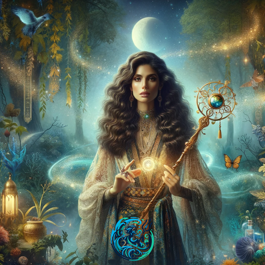 Circe's Enchanted Realm: Afslør magien fra troldmanden fra Aeaea - Abraxas Amulets ® Magic ♾️ Talismaner ♾️ Indvielser
