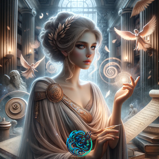 Clio's Eternal Scrolls: Delve into the Depths of the Past with the Keeper of History - Abraxas Amulets ® Magic ♾️ Talismans ♾️ Initiations