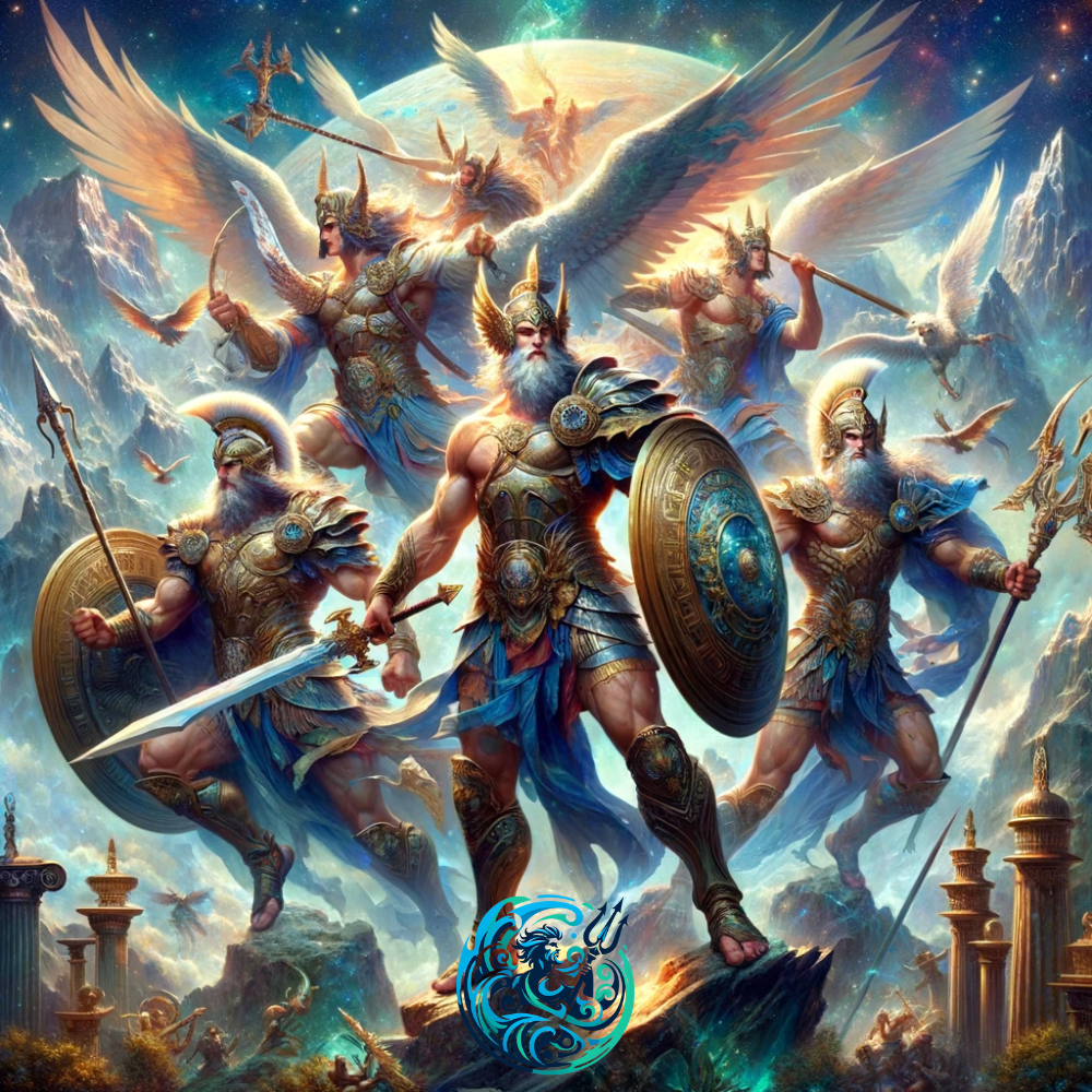Curetes' Warlike Vigor: Witness the Fierce Guardianship of Rhea's Protectors - Abraxas Amulets ® Magic ♾️ Talismans ♾️ Initiations