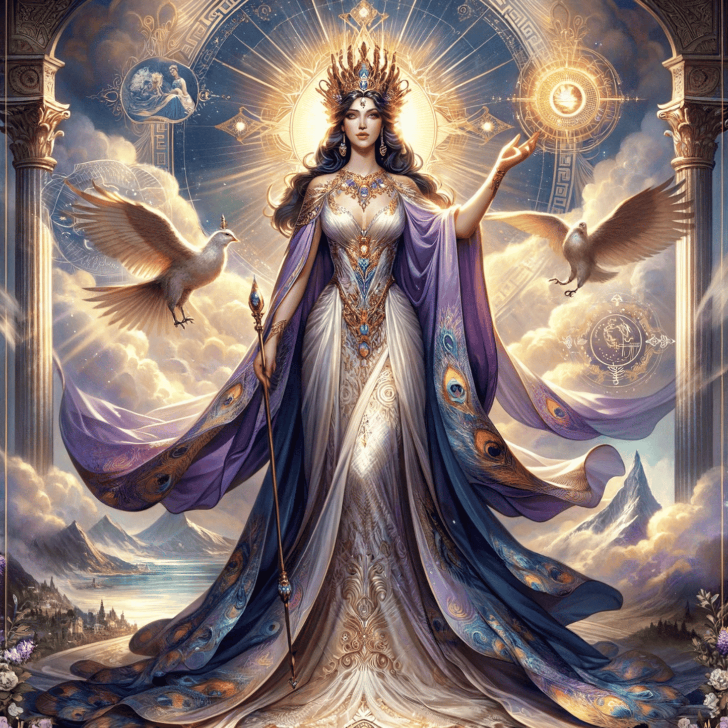 Бурхадын хатан хааныг тэврээрэй: Таны орон зайд зориулсан Хера урлаг - Abraxas Amulets ® Magic ♾️ Talismans ♾️ Авшиг