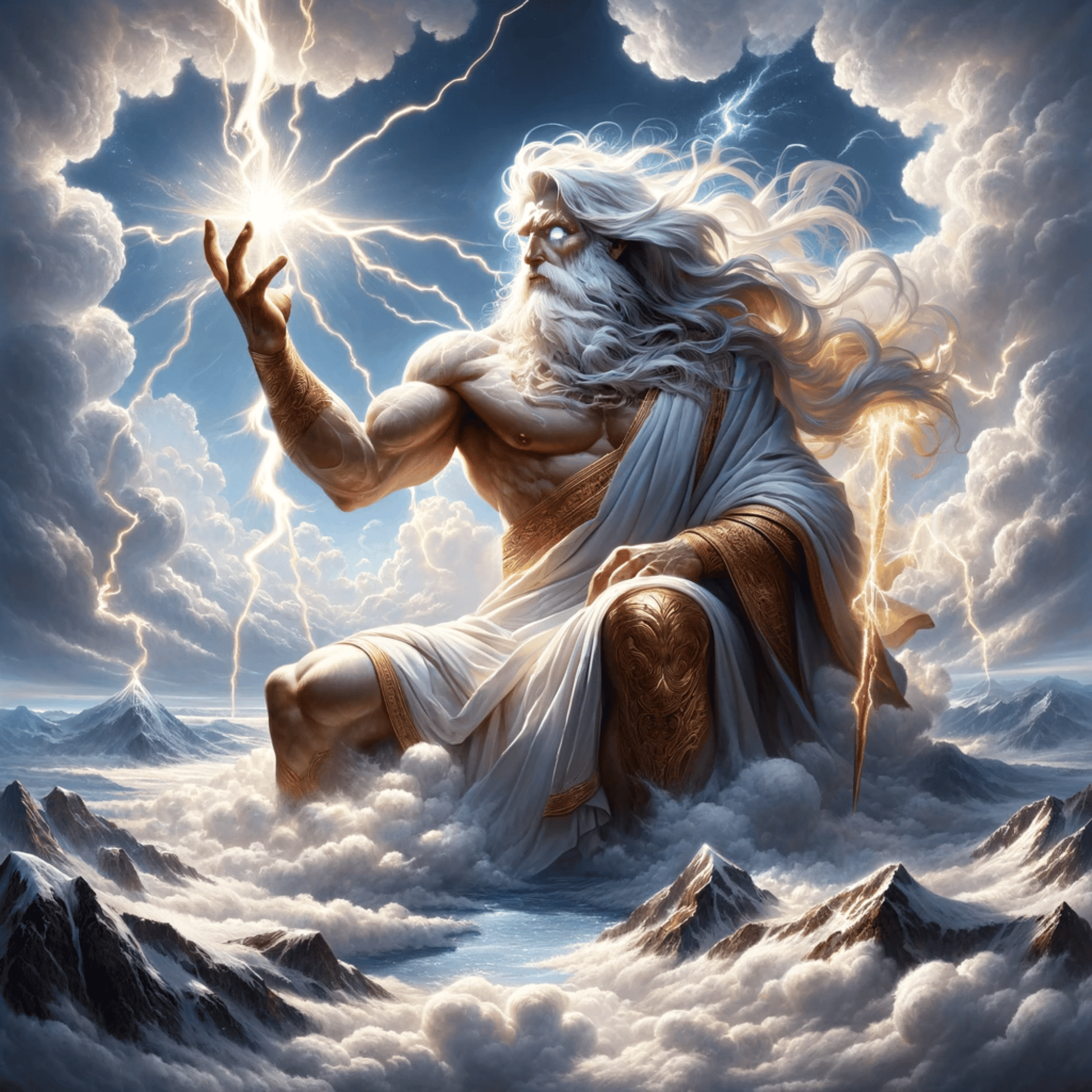 Unleash the Power of Zeus: Greek Olympic Art - Abraxas Amulets ® Magic ♾️ Talismans ♾️ ການລິເລີ່ມ